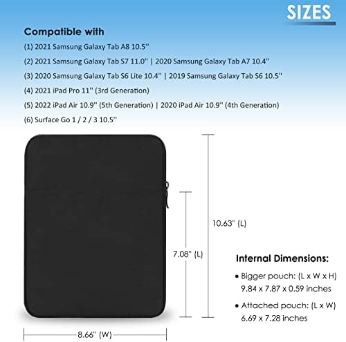 ProeLife 10-11 אינץ 'עמיד בפני מים עמיד בפני מים לורש סמסונג גלקסי לשונית A8/S7/A7/S6 Lite/S6 | 10.9' 'iPad